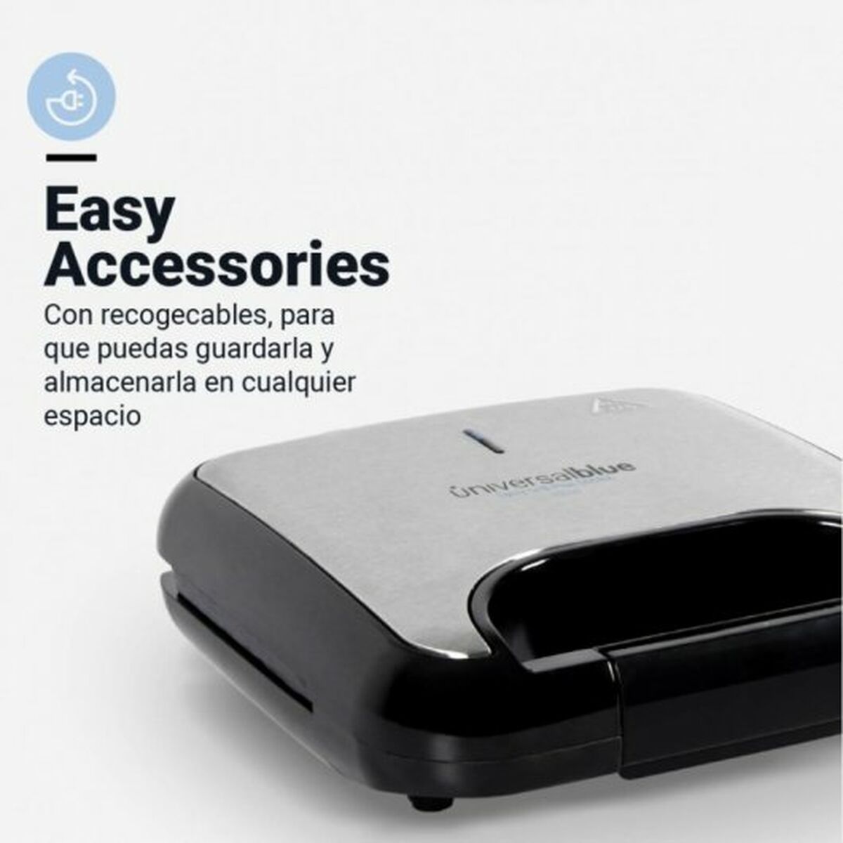 Smörgåsmaskin Universal Blue 700 W Svart